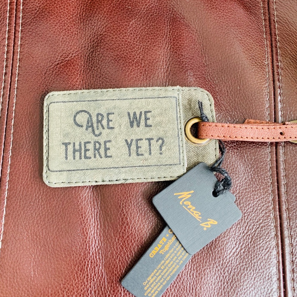 🌼 NEW ... MONA B  (2) LUGGAGE TAGS